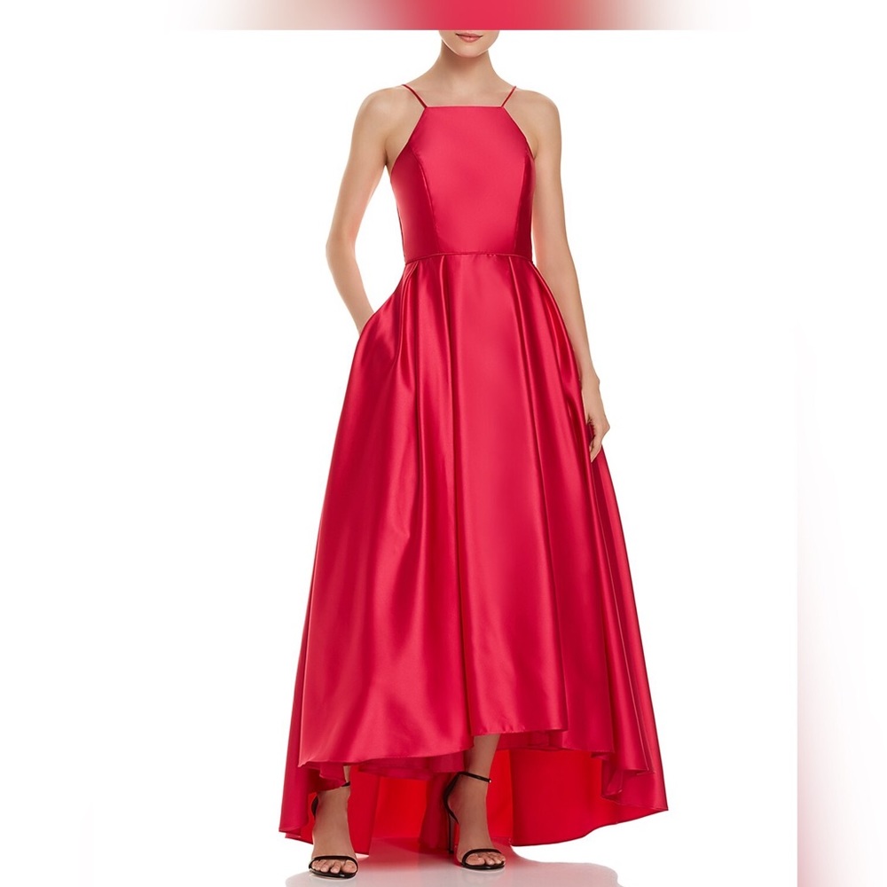 Satin ball gown